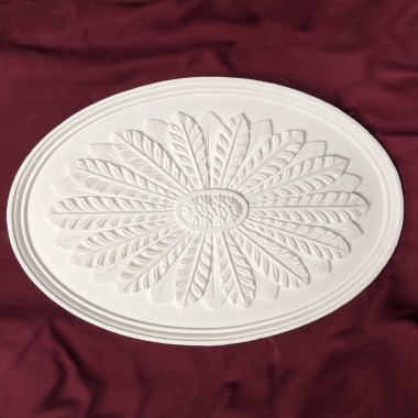 450mm Oval Leaf Ceiling Rose