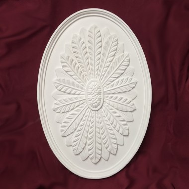 450mm Oval Leaf Ceiling Rose